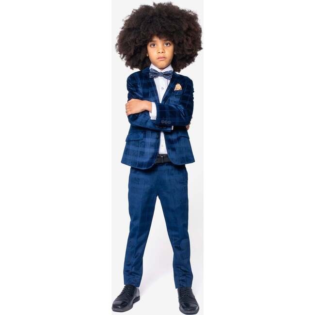 Suit Blazer, Blue Velvet Windows