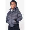 Puffy Coat, Houndstooth - Jackets - 2 - thumbnail