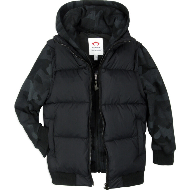 Turnstile Jacket, Black Camo - Jackets - 1