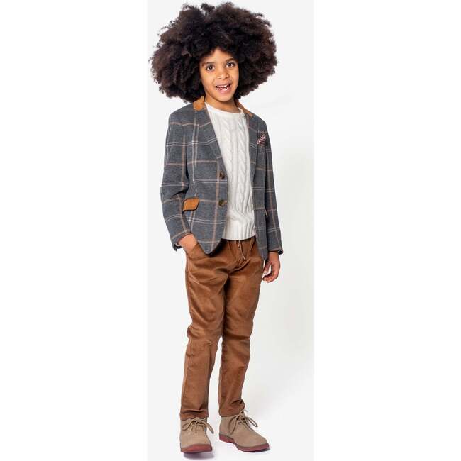 Club Jacket, Smoky Windowpane