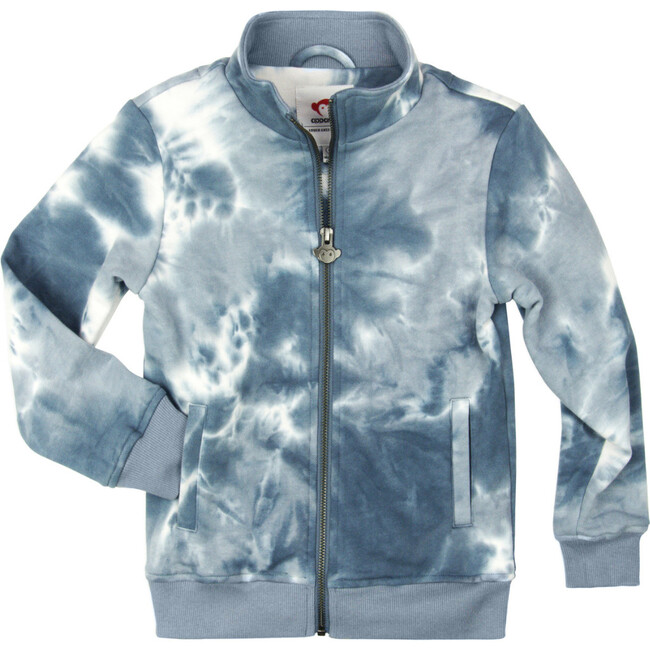 Paulie Track Jacket, Storm Tie Dye