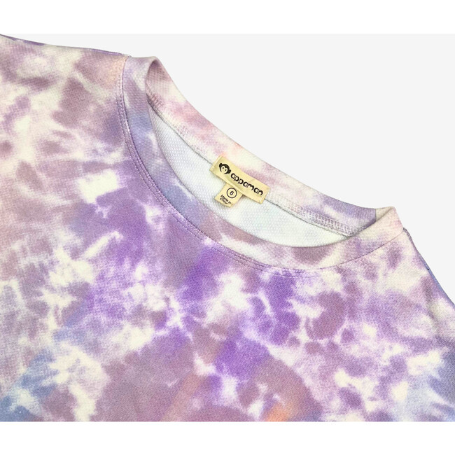 Slouchy Long Sleeve Sweatshirt, Wild Orchid