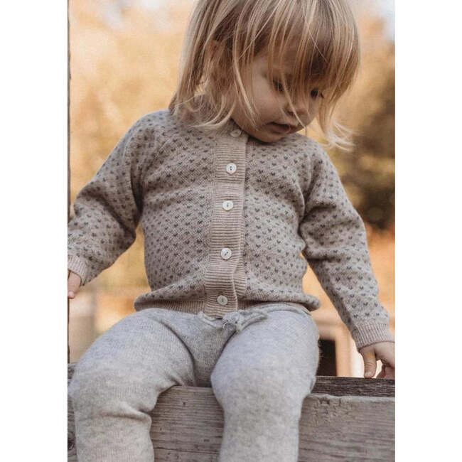 Cashmere Cardigan Petit Coeur Natural