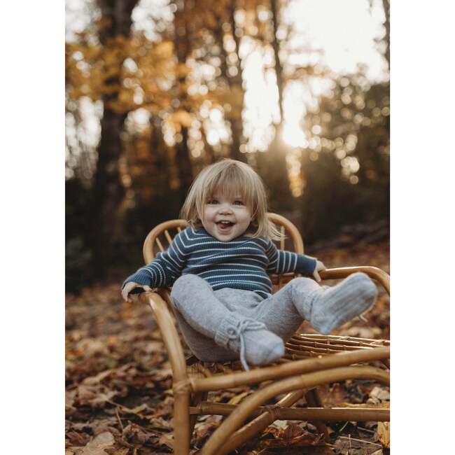 Cashmere Sweater Navy/Creme