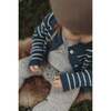 Cashmere Cardigan Navy/Creme - Cardigans - 3 - thumbnail