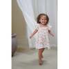 Haven Organic Muslin Flare Dress, Ecru - Dresses - 6 - thumbnail
