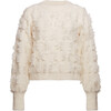 Hally Sweater, Ivory - Sweaters - 1 - thumbnail