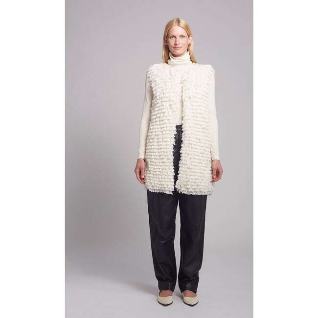 Ida Vest, Ivory - Sweaters - 3