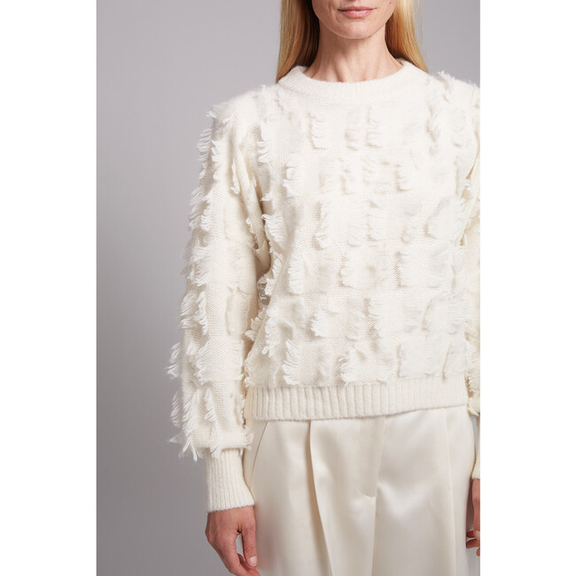 Hally Sweater, Ivory - Sweaters - 6