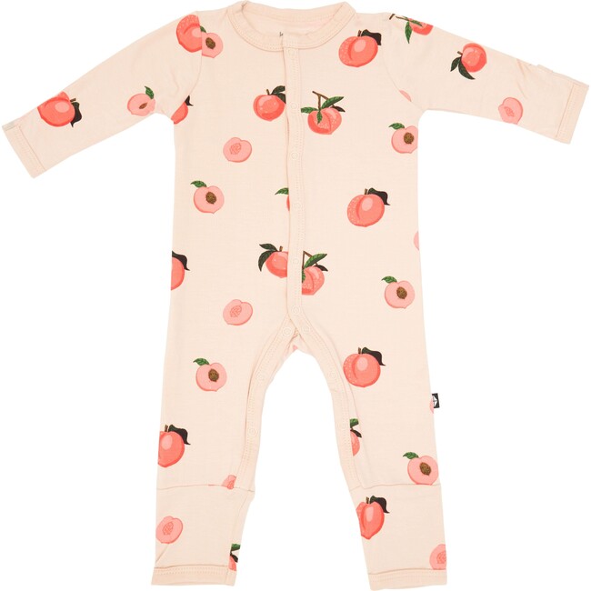 Romper in Peach, Peach - Rompers - 1