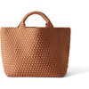Women's St. Barths Medium Handwoven Tote, Cocoa - OS - Bags - 1 - thumbnail