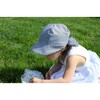 Sun Bonnet, Black and White Stripes - Hats - 2