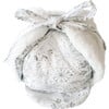 Winter Tie Hat, Snowflake on White Foil - Hats - 1 - thumbnail