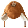 Winter Hat with Velcro Straps, Pumpkin - Hats - 2 - thumbnail