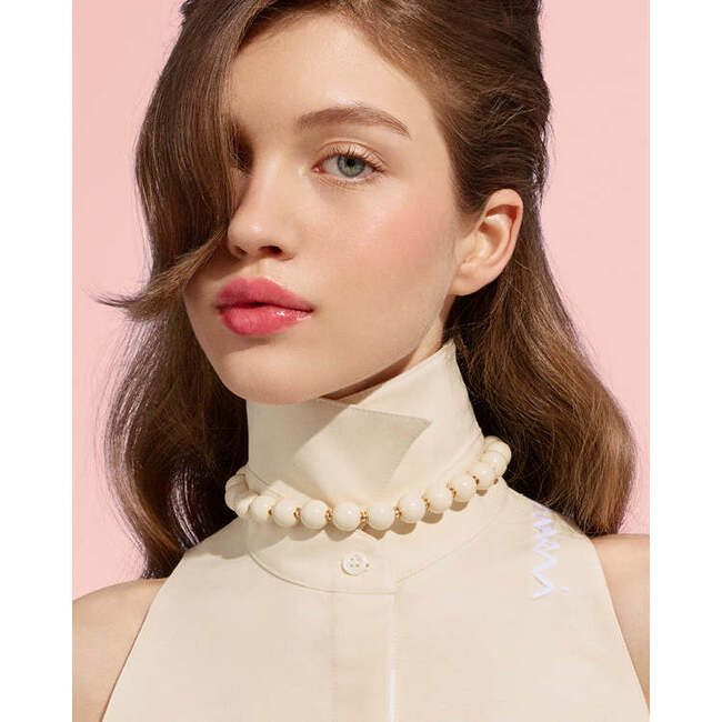 Siena Necklace Duo in Creme - Necklaces - 6