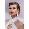 Nola Earrings in White Heron - Earrings - 2