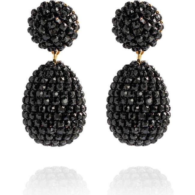 Clio Earrings in Black Dusk