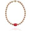 Cassia Necklace in Crimson Bloom - Necklaces - 1 - thumbnail