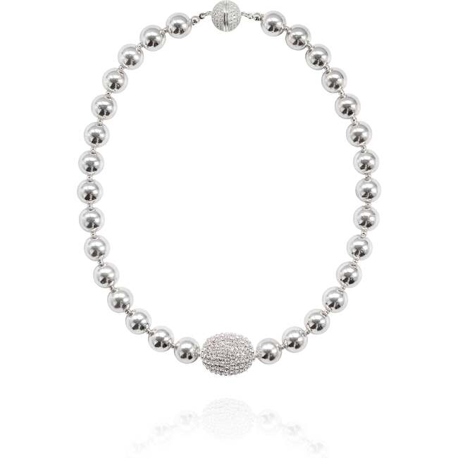 Cassia Necklace in Silver Sheer