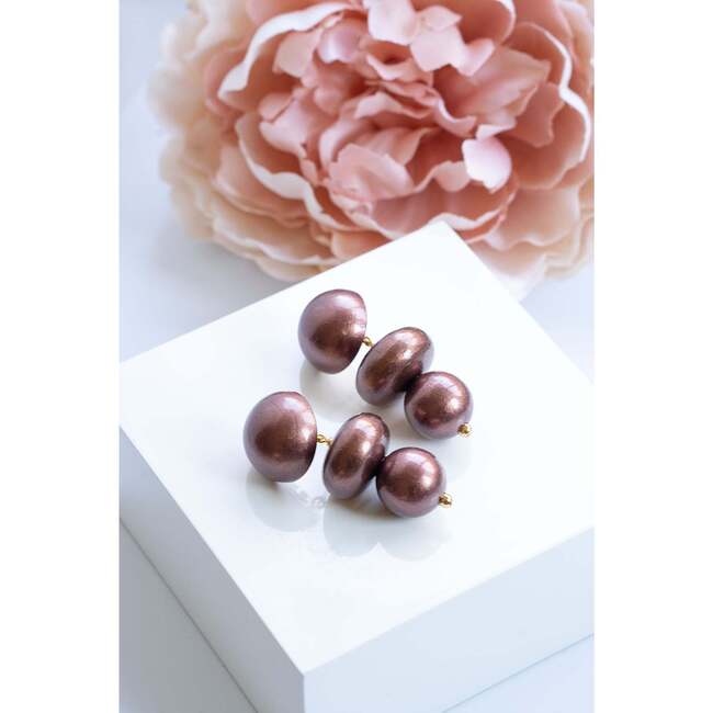 Nola Earrings in Chocolate Cherry - Earrings - 3
