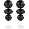 Nola Earrings in Black Coral - Earrings - 1 - thumbnail