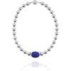 Cassia Necklace in Midnight Blue - Necklaces - 1 - thumbnail