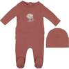 Whimsy Wheelbarrow Footie, Rust - Footie Pajamas - 1 - thumbnail
