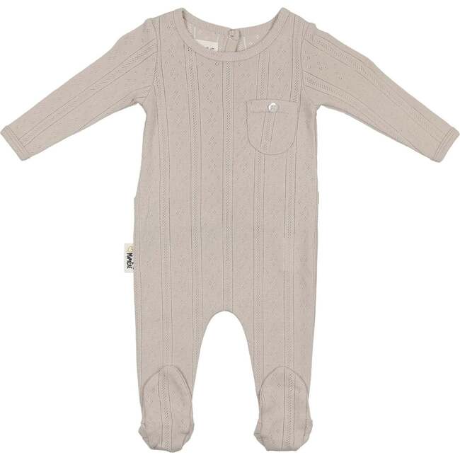 Pocket Cutie Footie and Beanie Set, Grey