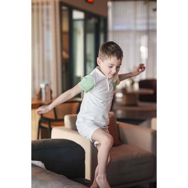 Sunshine Rainbows Boys Top, Sage