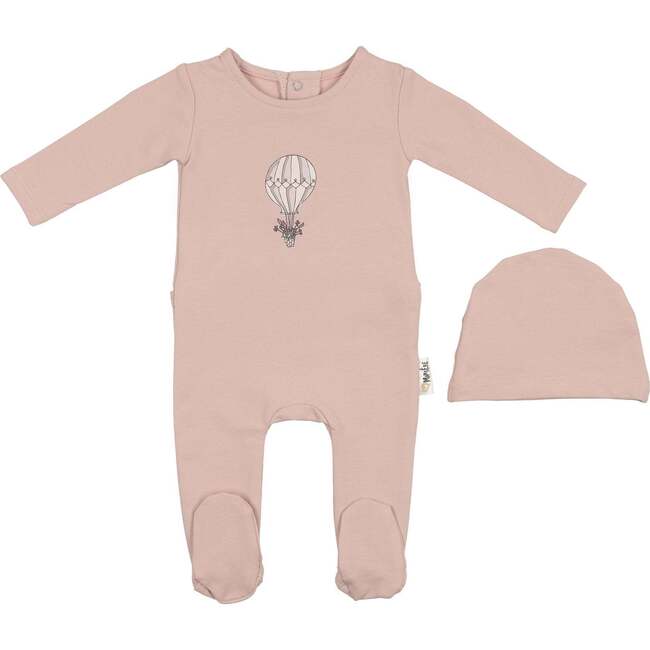 Air Balloon Footie, Mauve