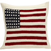 American Flag Hand Felted Wool Pillow Cover - Cream 20" Arcadia Home - Decorative Pillows - 1 - thumbnail