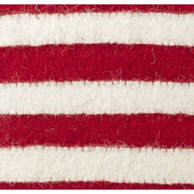 Handmade Pillow Cover Hand Felted Wool - American Flag Gray - 20" Arcadia Home - Decorative Pillows - 5