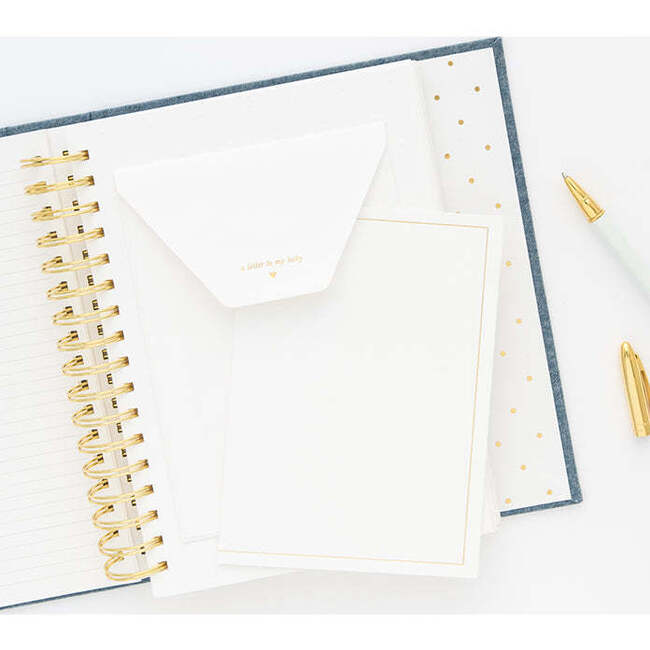 Baby Book, Chambray - Keepsakes & Mementos - 4