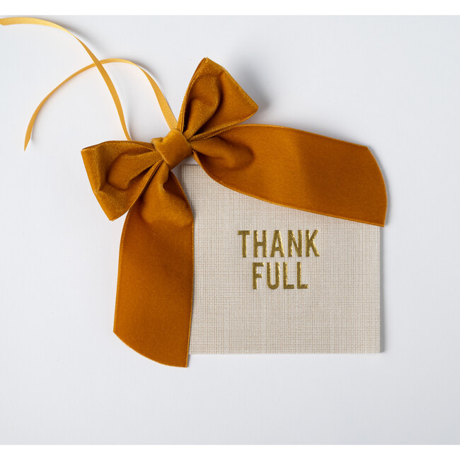 Thank Full Disposable Cocktail Napkin