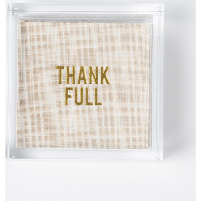 Thank Full Disposable Cocktail Napkin - Tabletop - 3