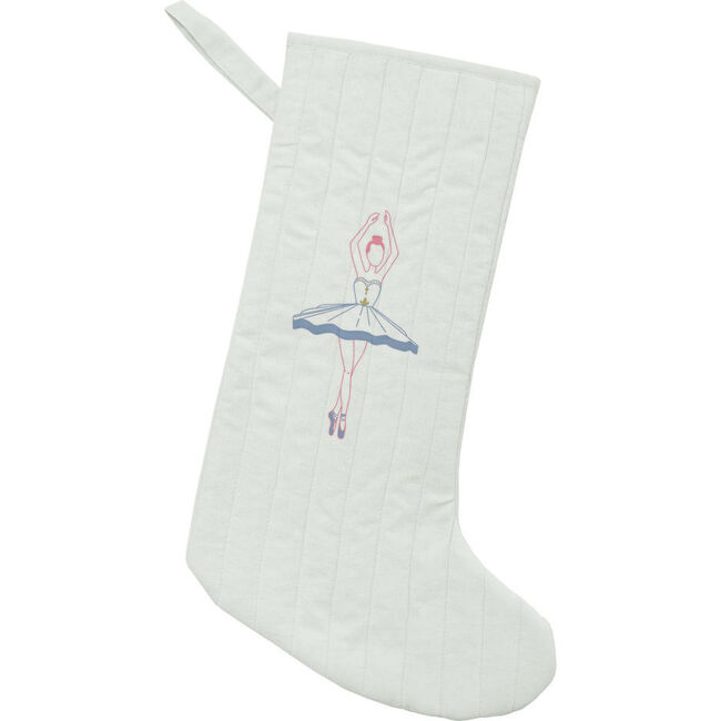 Rocking Horse Holiday Stocking, French Grey