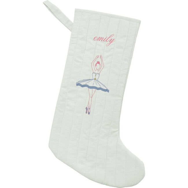 Rocking Horse Holiday Stocking, French Grey
