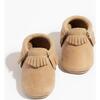 Moccasin Baby Shoe Hard Sole, Weathered Brown - Crib Shoes - 1 - thumbnail