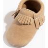 Moccasin Baby Shoe Hard Sole, Weathered Brown - Crib Shoes - 2