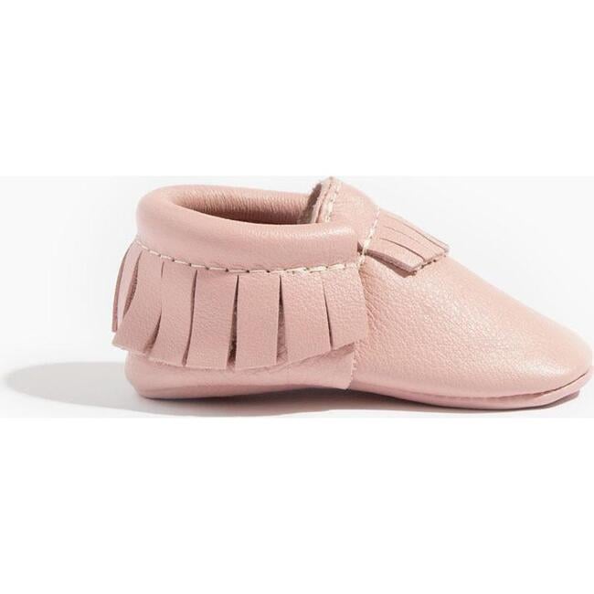 Moccasin Baby Shoe Soft Sole, Blush - Crib Shoes - 3