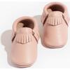 Moccasin Baby Shoe Hard Sole, Blush - Crib Shoes - 1 - thumbnail