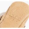 Moccasin Baby Shoe Hard Sole, Weathered Brown - Crib Shoes - 6
