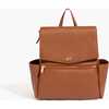 Mini Classic Diaper Bag II, Cognac - Diaper Bags - 1 - thumbnail