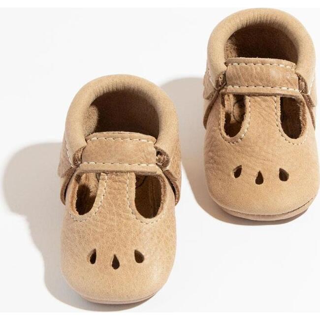 Mary Jane Baby Shoe Soft Sole, Weathered Brown