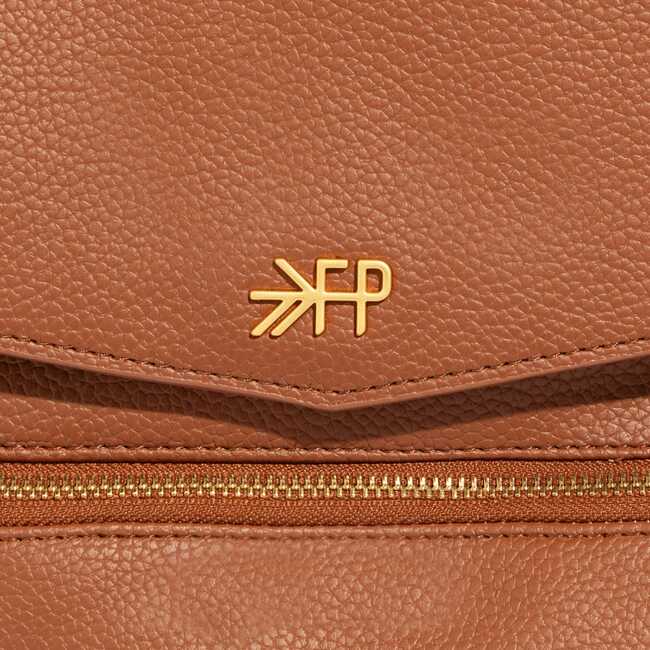 Mini Classic Diaper Bag II, Cognac - Diaper Bags - 5