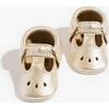 Mary Jane Baby Shoe Soft Sole, Platinum - Crib Shoes - 1 - thumbnail