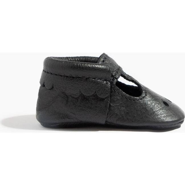 Mary Jane Baby Shoe Soft Sole, Ebony - Crib Shoes - 3