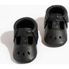 Mary Jane Baby Shoe Hard Sole, Ebony - Crib Shoes - 1 - thumbnail