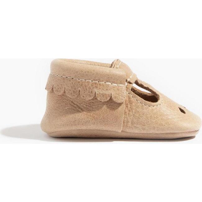 Mary Jane Baby Shoe Hard Sole, Weathered Brown - Crib Shoes - 3