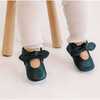 Knotted Bow Baby Shoe Soft Sole, Ebony - Crib Shoes - 5 - thumbnail